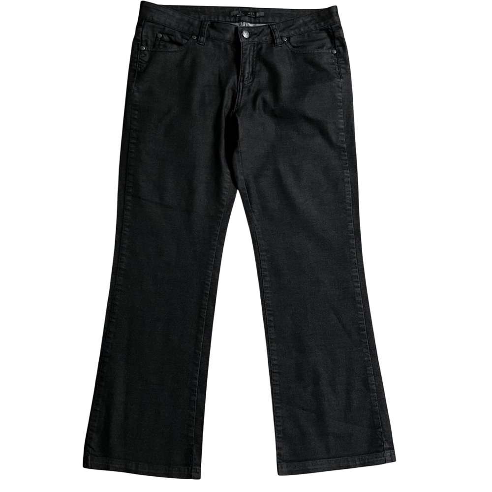 Prana Jeans Womens 4/27 Short Inseam Black Organic Cotton Stretch Pants